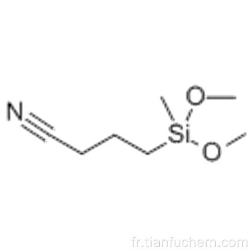 Butanenitrile, 4- (diméthoxyméthylsilyl) - CAS 153723-40-1